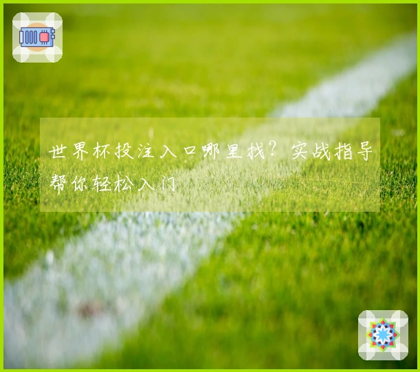 世界杯投注入口哪里找？实战指导帮你轻松入门