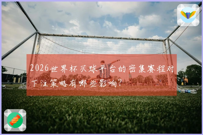 2026世界杯买球平台的密集赛程对下注策略有哪些影响？