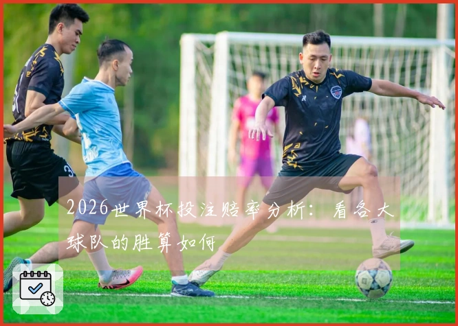 2026世界杯投注赔率分析：看各大球队的胜算如何
